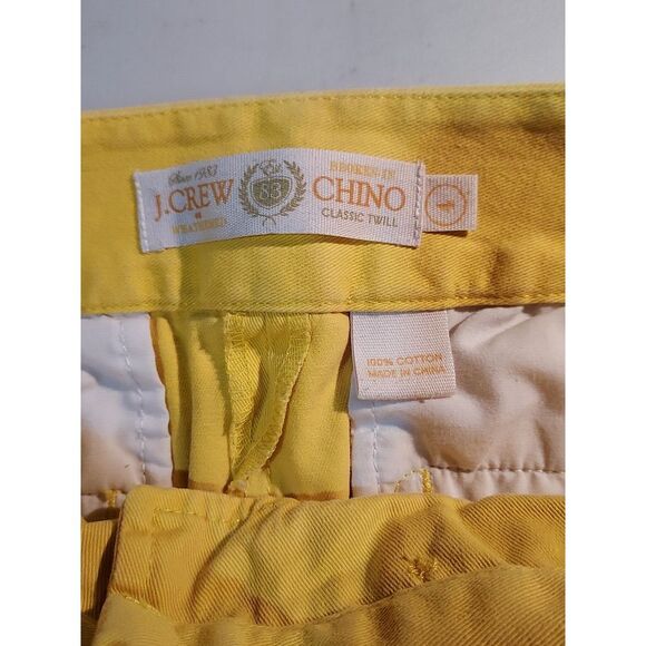 J. Crew Women's‎ 4 Chino Classic Twill Cotton Mini Skirt Mustard Yellow Nautical - Picture 5 of 6
